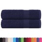 vidaXL Badetücher 2 Stk. Marineblau 100x150 cm 360 g/m² 100% Baumwolle vidaXL Badetücher 2 Stk. Marineblau 100x150 cm 360 g/m² 100% Baumwolle