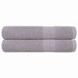 vidaXL Saunatücher 2 Stk. Grau 80x200 cm 360 g/m² 100% Baumwolle vidaXL Saunatücher 2 Stk. Grau 80x200 cm 360 g/m² 100% Baumwolle