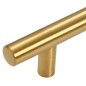 vidaXL Möbelgriffe 5 Stk. Golden 224 mm Edelstahl vidaXL Möbelgriffe 5 Stk. Golden 224 mm Edelstahl