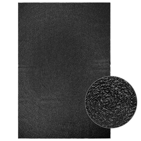 vidaXL Teppich ZIZUR Anthrazit 200x290cm Jute-Optik Indoor und Outdoor