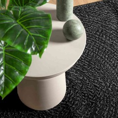 vidaXL Teppich ZIZUR Anthrazit 200x290cm Jute-Optik Indoor und Outdoor