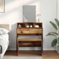 vidaXL Schminkhocker Altholz-Optik 70x35x45 cm Holzwerkstoff vidaXL Schminkhocker Altholz-Optik 70x35x45 cm Holzwerkstoff