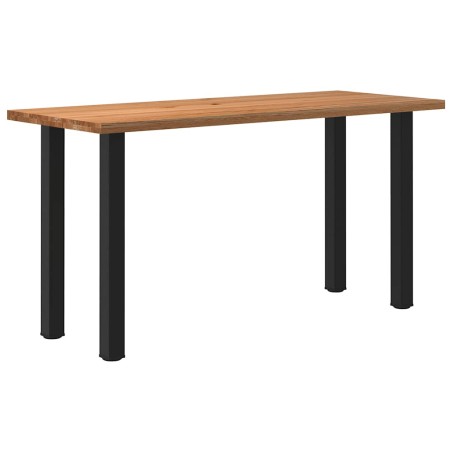 vidaXL Bartisch Hellbraun 200x80x102 cm Massivholz Eiche Rechteckig