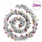 vidaXL Weihnachtsgirlande mit Kugeln und LED-Leuchten Grün 20 m PVC vidaXL Weihnachtsgirlande mit Kugeln und LED-Leuchten Grün 20 m PVC
