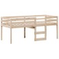 vidaXL Hochbett mit Dach 80x200 cm Massivholz Kiefer vidaXL Hochbett mit Dach 80x200 cm Massivholz Kiefer