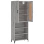 Highboard Grau Sonoma 69,5x34x180 cm Holzwerkstoff Highboard Grau Sonoma 69,5x34x180 cm Holzwerkstoff