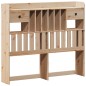 vidaXL Massivholzbett mit Regal ohne Matratze 135x190 cm Kiefernholz vidaXL Massivholzbett mit Regal ohne Matratze 135x190 cm Kiefernholz