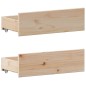vidaXL Massivholzbett mit Regal ohne Matratze 135x190 cm Kiefernholz vidaXL Massivholzbett mit Regal ohne Matratze 135x190 cm Kiefernholz
