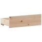vidaXL Massivholzbett mit Regal ohne Matratze 135x190 cm Kiefernholz vidaXL Massivholzbett mit Regal ohne Matratze 135x190 cm Kiefernholz