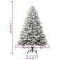 Künstlicher Weihnachtsbaum LEDs & Kugeln Beschneit 240cm PVC PE Künstlicher Weihnachtsbaum LEDs & Kugeln Beschneit 240cm PVC PE