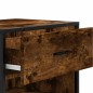 vidaXL Schuhregal Räuchereiche 48x38x97,5 cm Holzwerkstoff vidaXL Schuhregal Räuchereiche 48x38x97,5 cm Holzwerkstoff