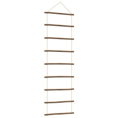 vidaXL Wanddekoration in Leiterform 50x150 cm Natürlicher Zweig