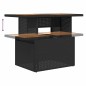 vidaXL 9-tlg. Garten-Sofagarnitur mit Kissen Schwarz Poly Rattan vidaXL 9-tlg. Garten-Sofagarnitur mit Kissen Schwarz Poly Rattan