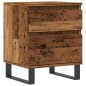 vidaXL Nachttisch Altholz-Optik 40x35x50 cm Holzwerkstoff