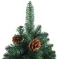 Weihnachtsbaum Schlank mit LEDs & Kugeln Grün 150 cm PVC Weihnachtsbaum Schlank mit LEDs & Kugeln Grün 150 cm PVC