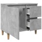 vidaXL Waschbeckenunterschrank Betongrau 65x33x60 cm Holzwerkstoff vidaXL Waschbeckenunterschrank Betongrau 65x33x60 cm Holzwerkstoff