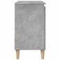 vidaXL Waschbeckenunterschrank Betongrau 65x33x60 cm Holzwerkstoff vidaXL Waschbeckenunterschrank Betongrau 65x33x60 cm Holzwerkstoff