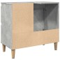 vidaXL Waschbeckenunterschrank Betongrau 65x33x60 cm Holzwerkstoff vidaXL Waschbeckenunterschrank Betongrau 65x33x60 cm Holzwerkstoff