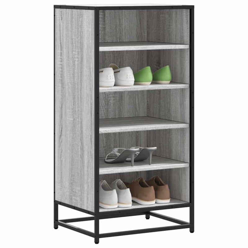 vidaXL Schuhregal Grau Sonoma 48x38x97,5 cm Holzwerkstoff vidaXL Schuhregal Grau Sonoma 48x38x97,5 cm Holzwerkstoff