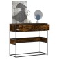 vidaXL Konsolentisch Räuchereiche 90x35x80 cm Holzwerkstoff vidaXL Konsolentisch Räuchereiche 90x35x80 cm Holzwerkstoff