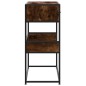 vidaXL Konsolentisch Räuchereiche 90x35x80 cm Holzwerkstoff vidaXL Konsolentisch Räuchereiche 90x35x80 cm Holzwerkstoff