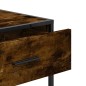 vidaXL Konsolentisch Räuchereiche 90x35x80 cm Holzwerkstoff vidaXL Konsolentisch Räuchereiche 90x35x80 cm Holzwerkstoff