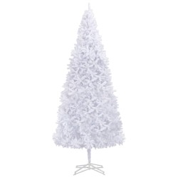 Künstlicher Weihnachtsbaum mit LEDs & Kugeln 500 cm Weiß