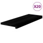vidaXL Treppenstufen 20 Stk. Dunkelbraun 70x25x2 cm Massivholz Eiche vidaXL Treppenstufen 20 Stk. Dunkelbraun 70x25x2 cm Massivholz Eiche