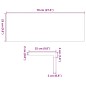 vidaXL Treppenstufen 20 Stk. Dunkelbraun 70x25x2 cm Massivholz Eiche vidaXL Treppenstufen 20 Stk. Dunkelbraun 70x25x2 cm Massivholz Eiche