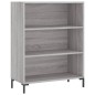 Highboard Grau Sonoma 69,5x34x180 cm Holzwerkstoff Highboard Grau Sonoma 69,5x34x180 cm Holzwerkstoff