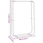 vidaXL Kaminholzregal 100x25x150 cm Stahl verzinkt vidaXL Kaminholzregal 100x25x150 cm Stahl verzinkt