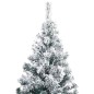 Künstlicher Weihnachtsbaum LEDs & Kugeln Beschneit Grün 400 cm Künstlicher Weihnachtsbaum LEDs & Kugeln Beschneit Grün 400 cm