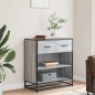 vidaXL Sideboard Grau Sonoma 68x35x76 cm Holzwerkstoff vidaXL Sideboard Grau Sonoma 68x35x76 cm Holzwerkstoff