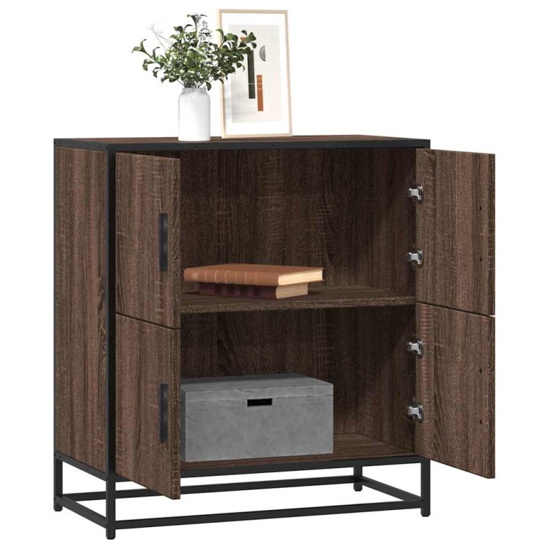 vidaXL Sideboard Braun Eichen-Optik 68x35x76 cm Holzwerkstoff vidaXL Sideboard Braun Eichen-Optik 68x35x76 cm Holzwerkstoff
