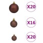 Künstlicher Weihnachtsbaum LEDs & Kugeln Beschneit Grün 400 cm Künstlicher Weihnachtsbaum LEDs & Kugeln Beschneit Grün 400 cm