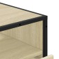 vidaXL Schubladenschrank Sonoma-Eiche 70x41x83,5 cm Holzwerkstoff