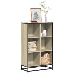 vidaXL Bücherregal Sonoma-Eiche 65,5x33x107,5 cm Holzwerkstoff