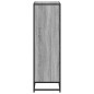 vidaXL Bücherregal Grau Sonoma 65,5x33x107,5 cm Holzwerkstoff