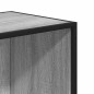 vidaXL Bücherregal Grau Sonoma 65,5x33x107,5 cm Holzwerkstoff