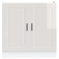 vidaXL Spülenunterschrank Porto Hochglanz-Weiß 80x46x81,5 cm vidaXL Spülenunterschrank Porto Hochglanz-Weiß 80x46x81,5 cm