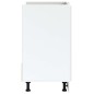 vidaXL Spülenunterschrank Porto Hochglanz-Weiß 80x46x81,5 cm vidaXL Spülenunterschrank Porto Hochglanz-Weiß 80x46x81,5 cm