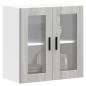 vidaXL Küchen-Hängeschrank mit Glastür Porto Grau Sonoma vidaXL Küchen-Hängeschrank mit Glastür Porto Grau Sonoma