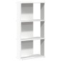 vidaXL Bücherregal 3 Böden Weiß 60x30x120 cm Holzwerkstoff vidaXL Bücherregal 3 Böden Weiß 60x30x120 cm Holzwerkstoff