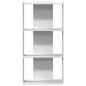 vidaXL Bücherregal 3 Böden Weiß 60x30x120 cm Holzwerkstoff vidaXL Bücherregal 3 Böden Weiß 60x30x120 cm Holzwerkstoff