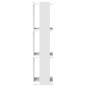 vidaXL Bücherregal 3 Böden Weiß 60x30x120 cm Holzwerkstoff vidaXL Bücherregal 3 Böden Weiß 60x30x120 cm Holzwerkstoff