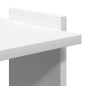 vidaXL Bücherregal 3 Böden Weiß 60x30x120 cm Holzwerkstoff vidaXL Bücherregal 3 Böden Weiß 60x30x120 cm Holzwerkstoff