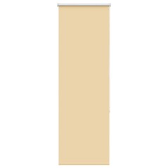 vidaXL Verdunkelungsrollo Beige 40x150cm Stoffbreite 35,7 cm Polyester
