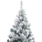Künstlicher Weihnachtsbaum mit LEDs & Kugeln Grün 180 cm PVC Künstlicher Weihnachtsbaum mit LEDs & Kugeln Grün 180 cm PVC