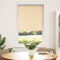vidaXL Verdunkelungsrollo Beige 70x175cm Stoffbreite 65,7 cm Polyester