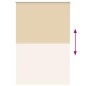 vidaXL Verdunkelungsrollo Beige 165x210 cm Stoffbreite 161,6 cm vidaXL Verdunkelungsrollo Beige 165x210 cm Stoffbreite 161,6 cm